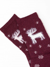 Носки ISSA Plus модель NS-348_фиолетовый Фото