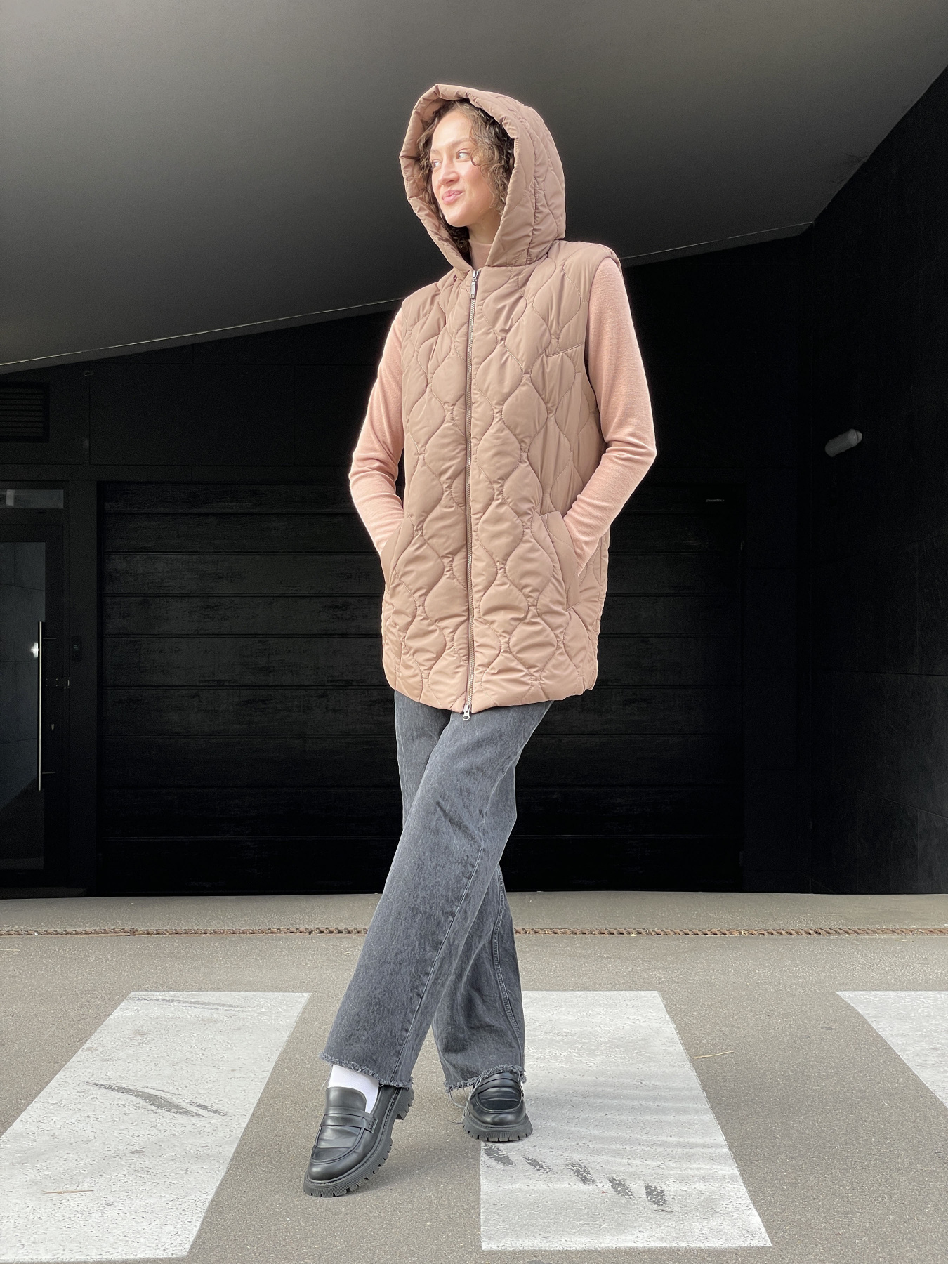 Жилет с утеплителем CAT ORANGE модель 4443 Фото