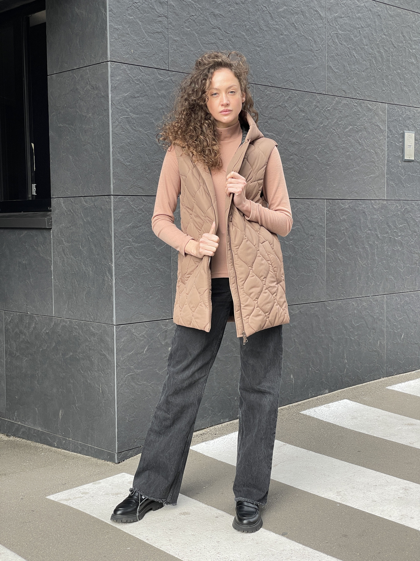 Жилет с утеплителем CAT ORANGE модель 4443 Фото