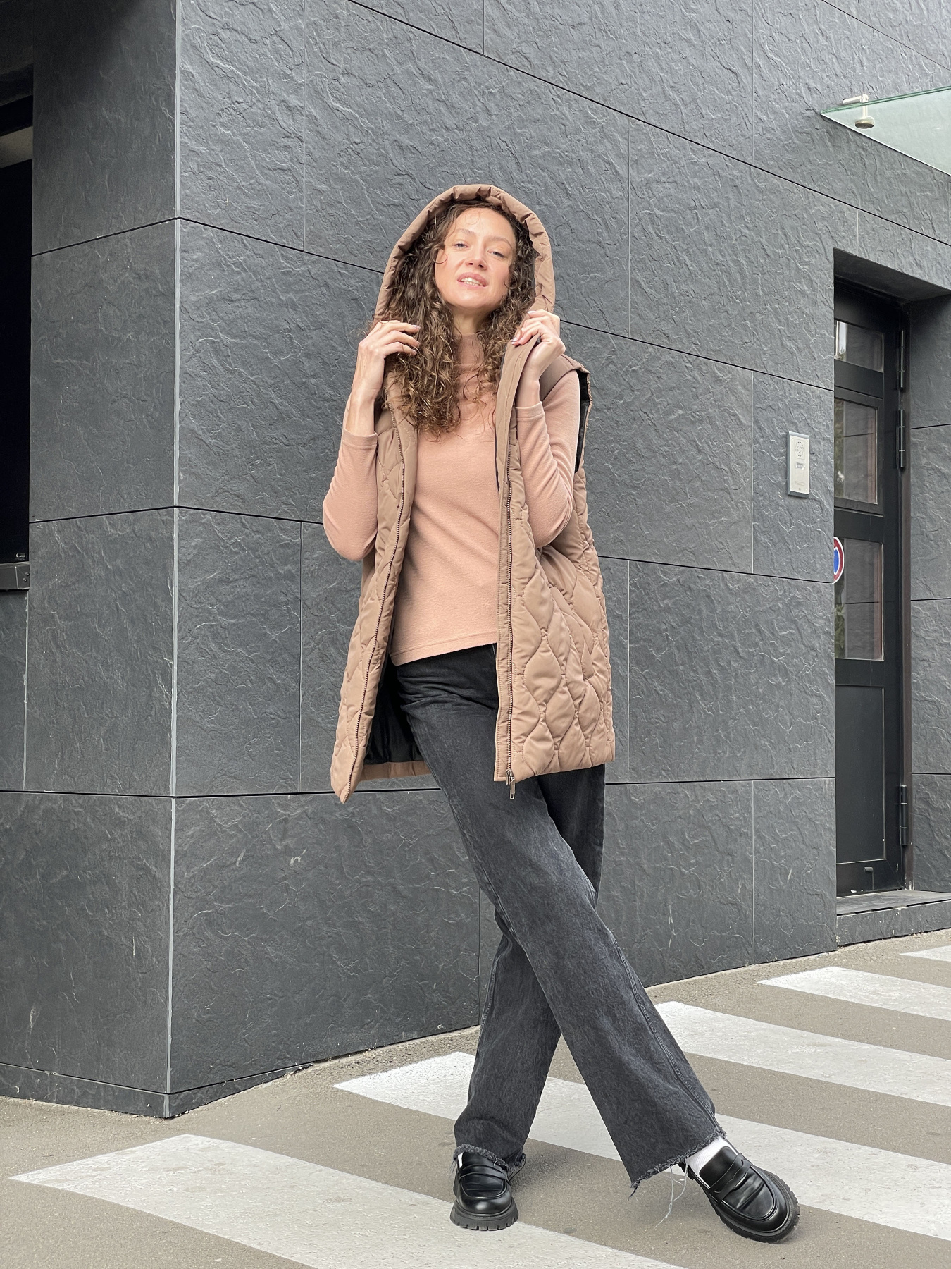 Жилет с утеплителем CAT ORANGE модель 4443 Фото