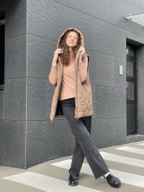 Жилет с утеплителем CAT ORANGE модель 4443 Фото