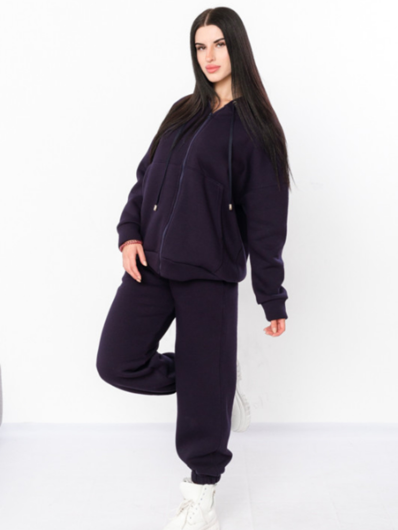 Спортивный костюм Носи своє модель 8370-025-chornilxno-sinj Фото