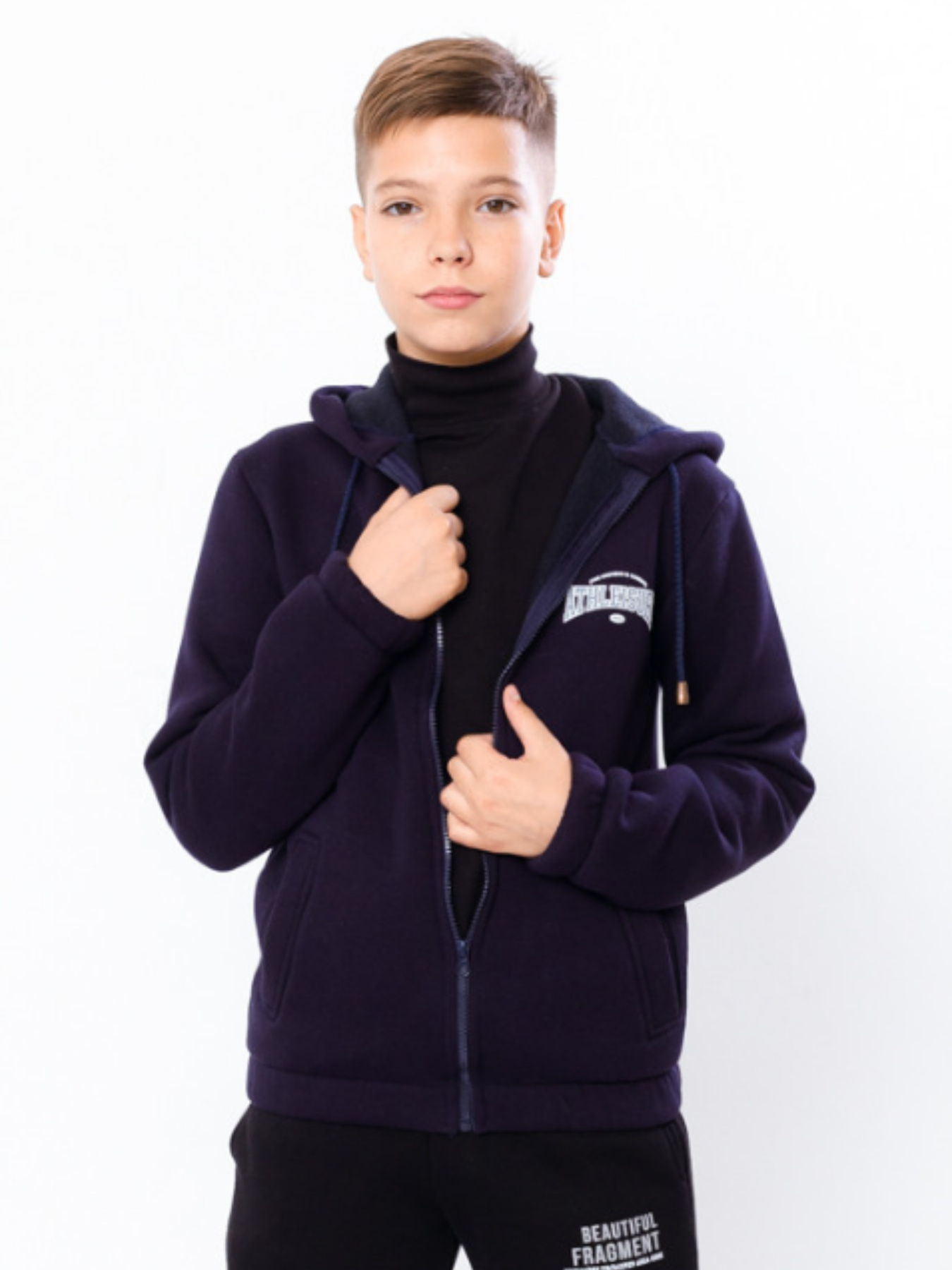 Кофта Носи своє модель 6350-025-33-1-chornilxno-sinj Фото