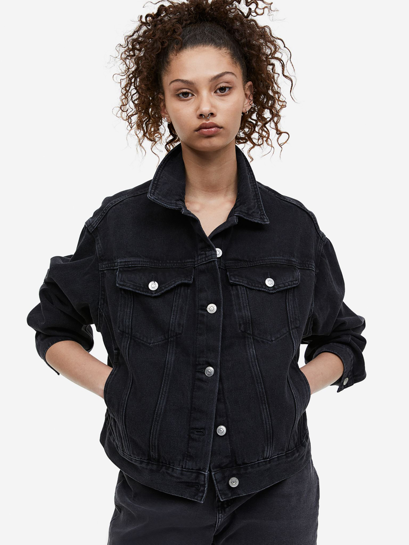 Джинсовая куртка H&M модель 69786 Фото