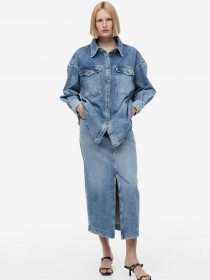 Джинсова куртка H&M модель 69779 Джинсова куртка H&M модель 69779 Фото