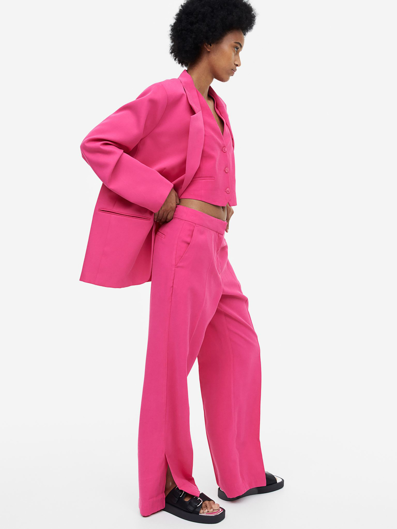 Брюки повседневные H&M модель 69796 Фото