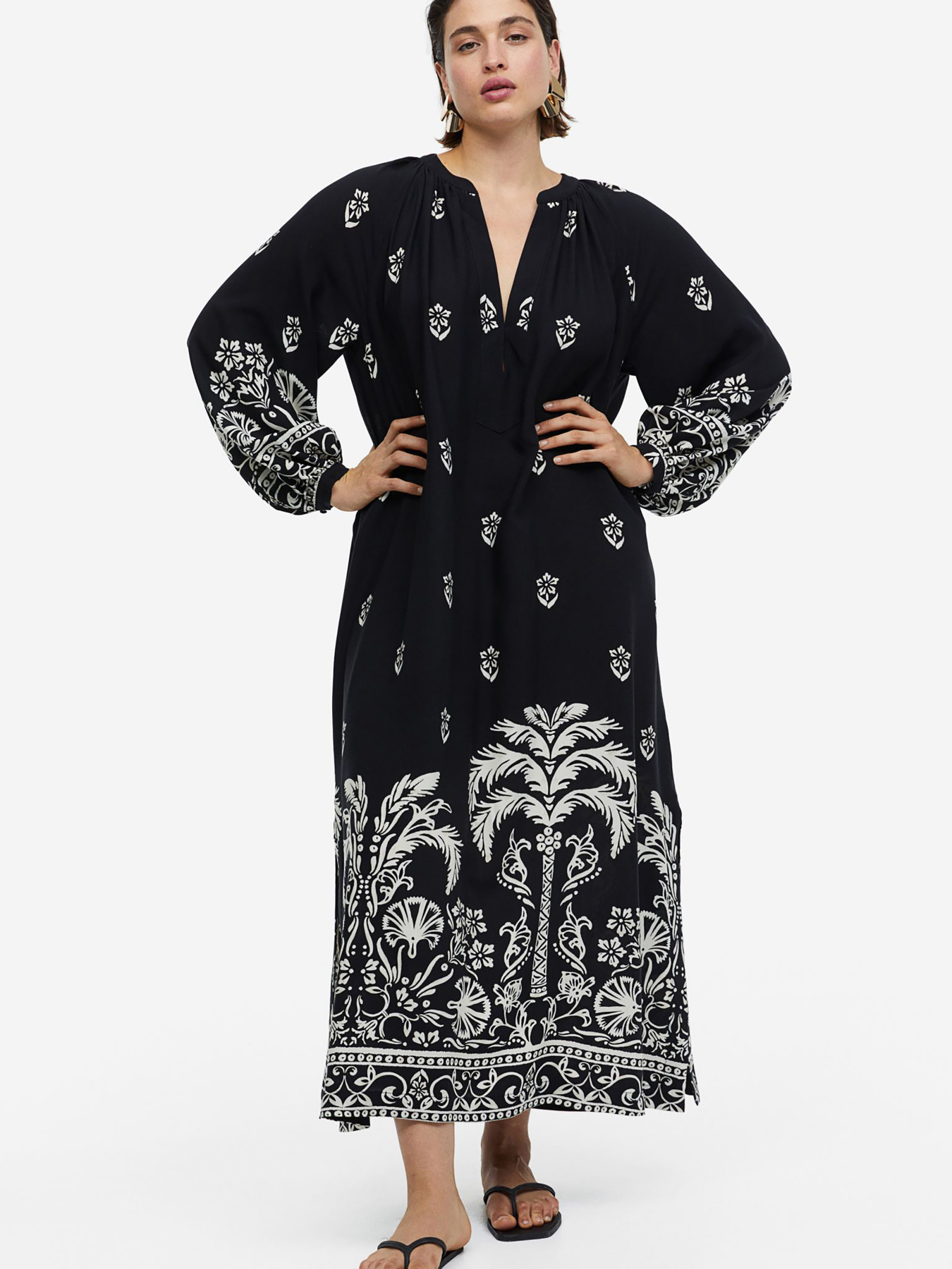 Платье макси H&M модель 69821 Фото