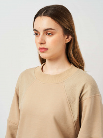 Свитшот Роза модель 230701_beige Фото