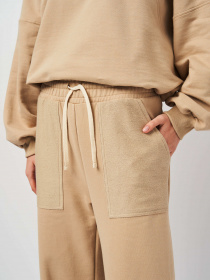 Штани палаццо Роза модель 230702_beige Фото