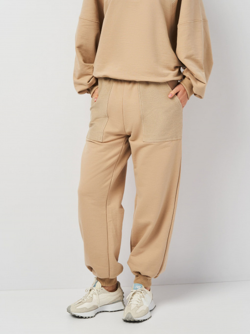 Джоггеры Роза модель 230703_beige Фото