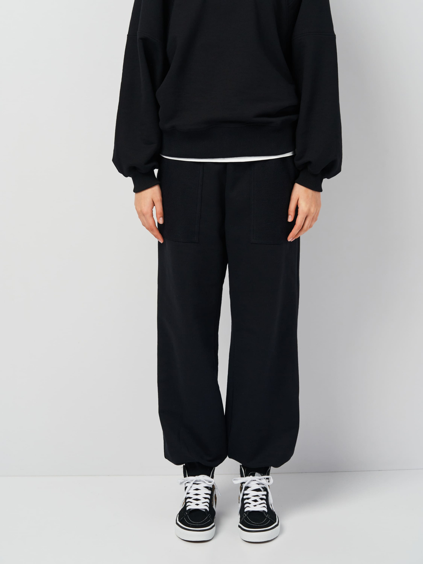 Джоггеры Роза модель 230703_black Фото