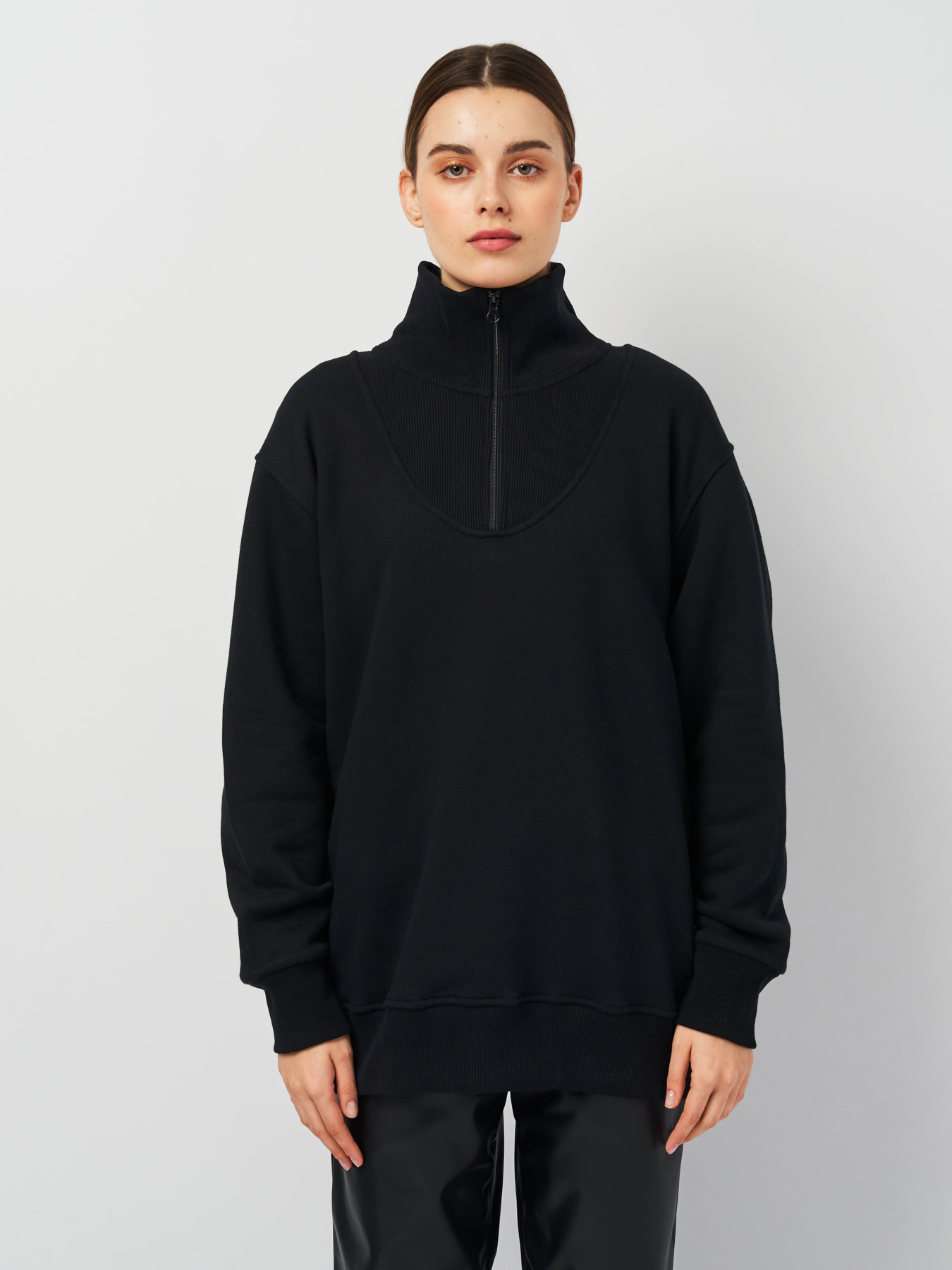 Кофта Роза модель 230410_black Фото