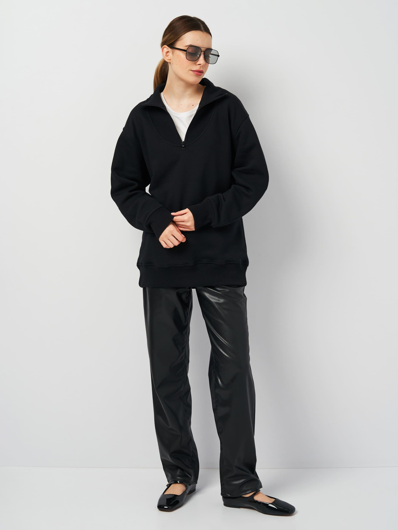 Кофта Роза модель 230410_black Фото