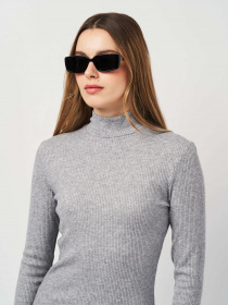 Платье миди Роза модель 230403_gray Фото