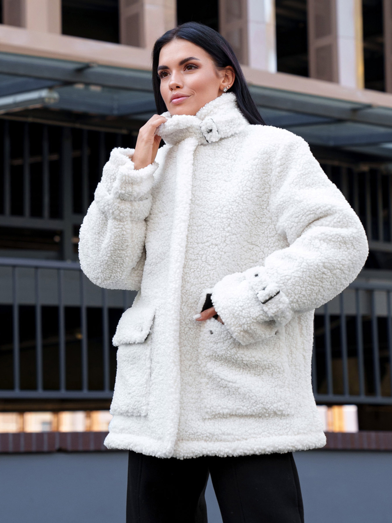 Шуба Jadone Fashion модель Shuba_Mirabel_biliy Фото