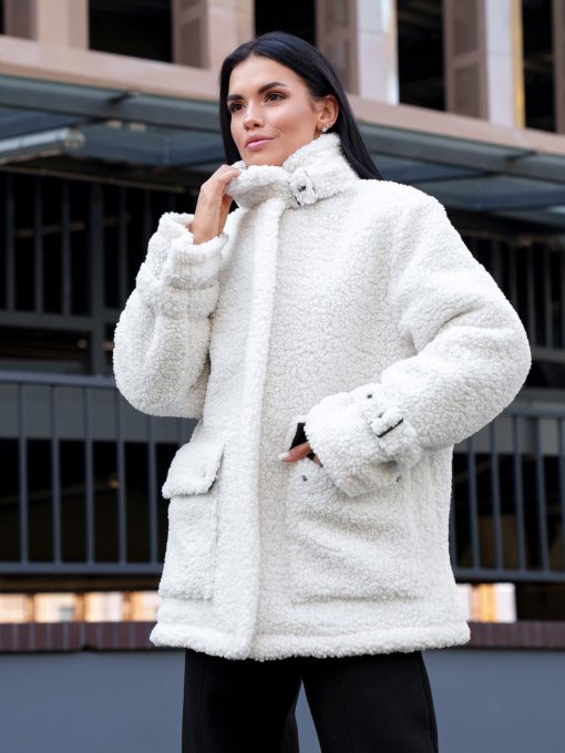 Шуба Jadone Fashion Модель Shuba_Mirabel_biliy Фото