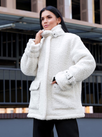 Шуба Jadone Fashion модель Shuba_Mirabel_biliy Фото