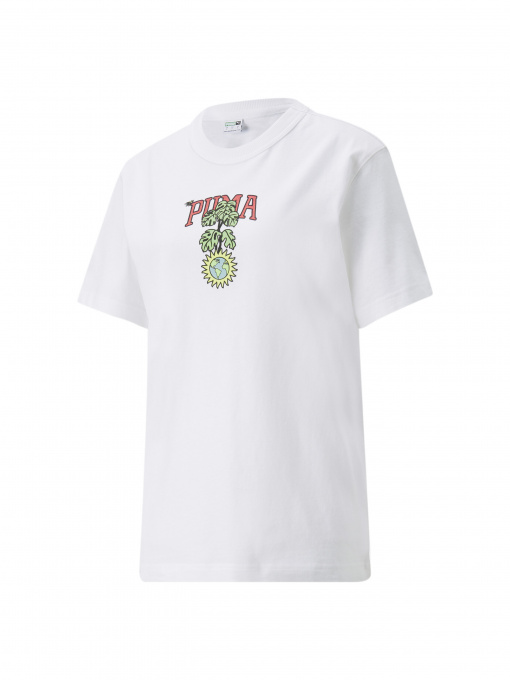 Футболка PUMA Downtown Relaxed Graphic Tee модель 533579 Фото