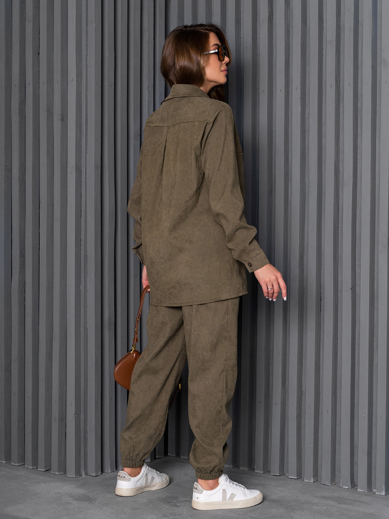 Костюм ISSA Plus модель 14233_хаки Фото