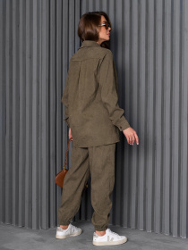 Костюм ISSA Plus модель 14233_хаки Фото