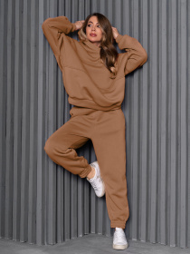 Спортивный костюм ISSA Plus модель 13624_терракотовый Спортивный костюм ISSA Plus модель 13624_терракотовый Фото