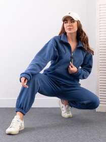 Костюм ISSA Plus модель 14273_синий Фото