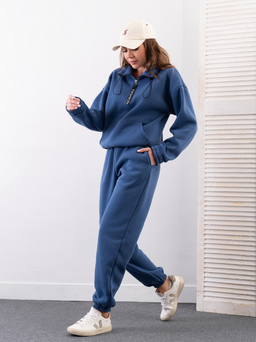 Костюм ISSA Plus модель 14273_синий Фото