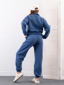 Повсякденний костюм ISSA Plus модель 14273_синий Фото