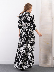 Сукня максі ISSA Plus модель 14169_черный Фото