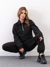 Костюм ISSA Plus модель 14273_черный Фото