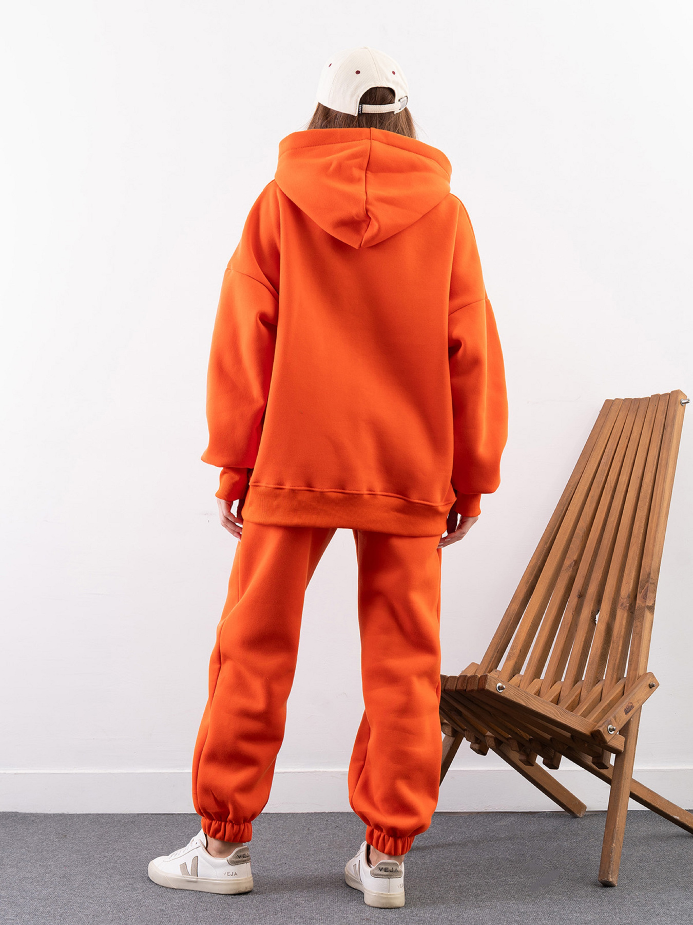 Повседневный костюм ISSA Plus модель 14274_оранжевый Фото