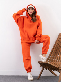 Повседневный костюм ISSA Plus модель 14274_оранжевый Фото