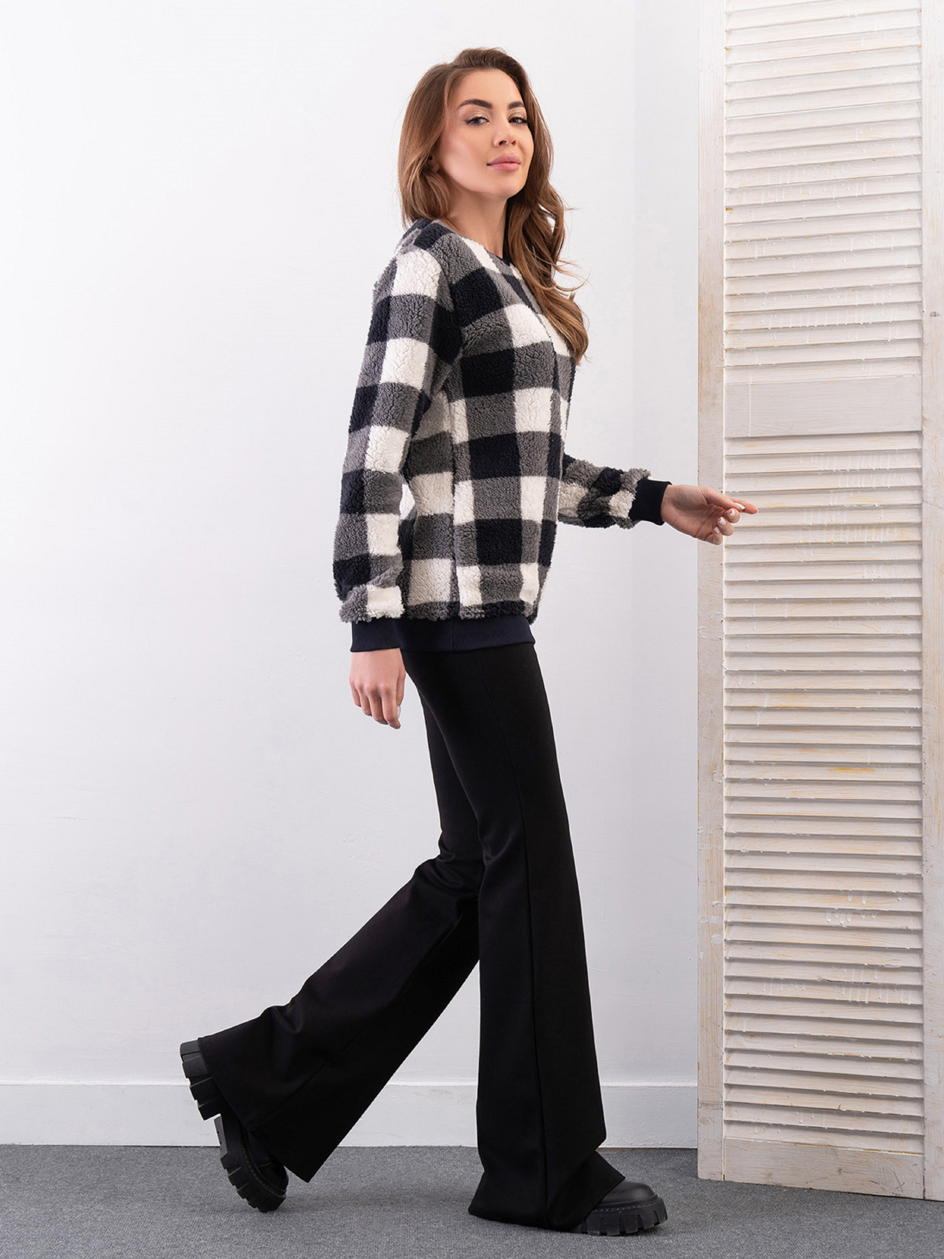 Свитшот ISSA Plus модель 14277_мультиколор Фото