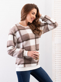 Світшот ISSA Plus модель 14278_бежевый Фото