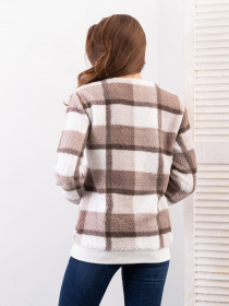 Світшот ISSA Plus модель 14278_бежевый Фото