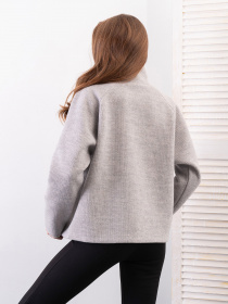 Кофта ISSA Plus модель 14289_серый Фото