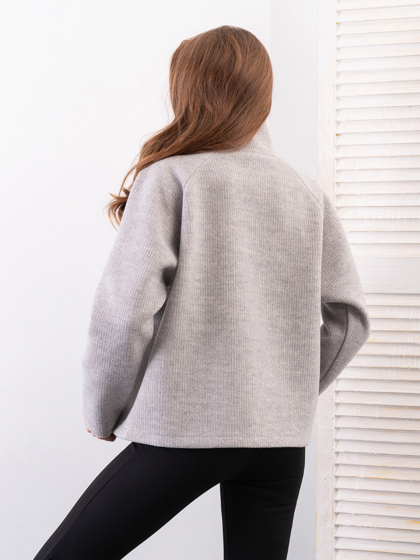 Кофта ISSA Plus модель 14289_серый Фото