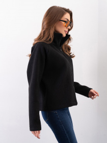 Кофта ISSA Plus модель 14289_черный Фото