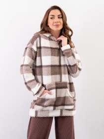 Худи ISSA Plus модель 14290_мультиколор Фото