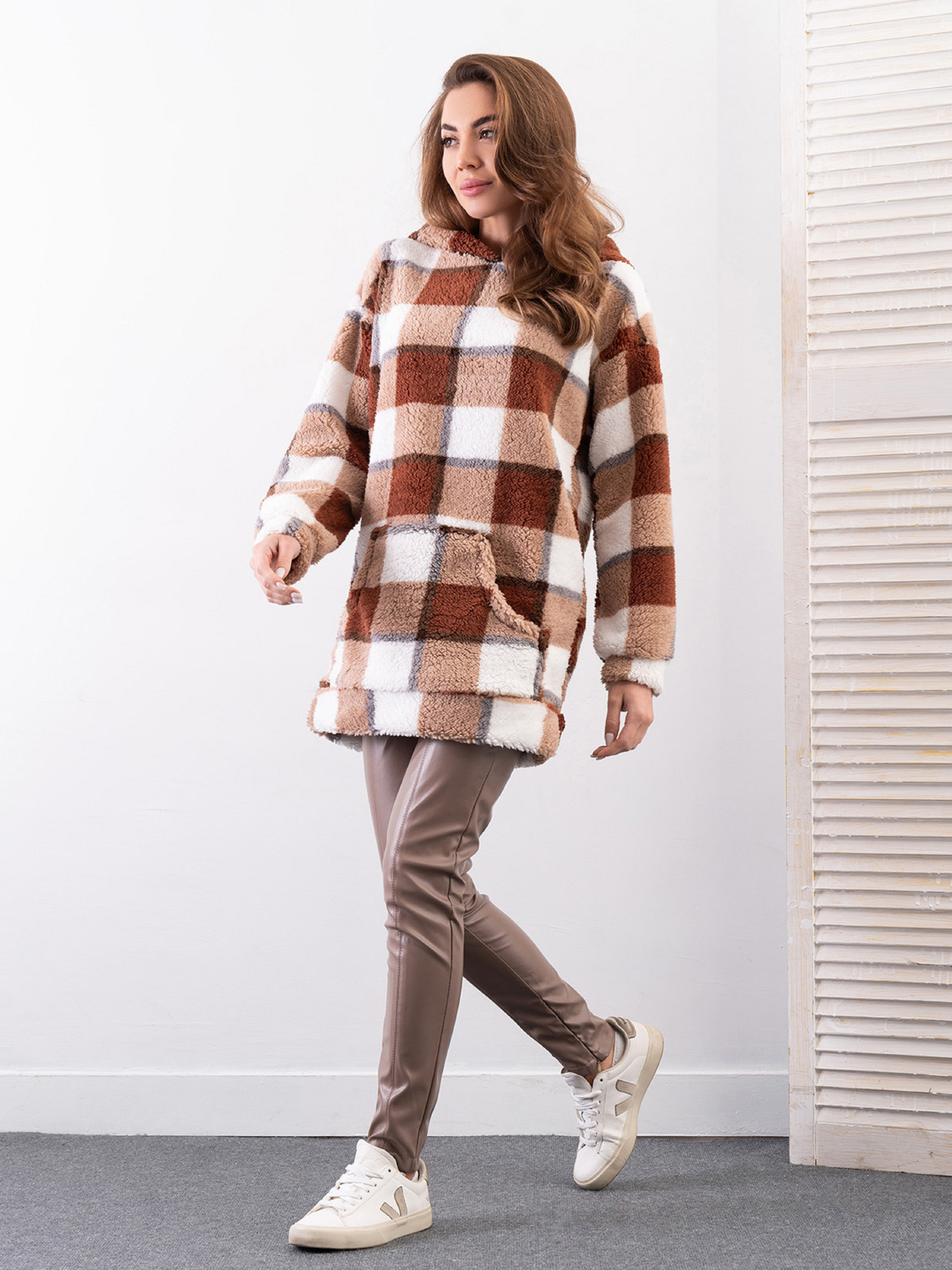 Худи ISSA Plus модель 14294_мультиколор Фото