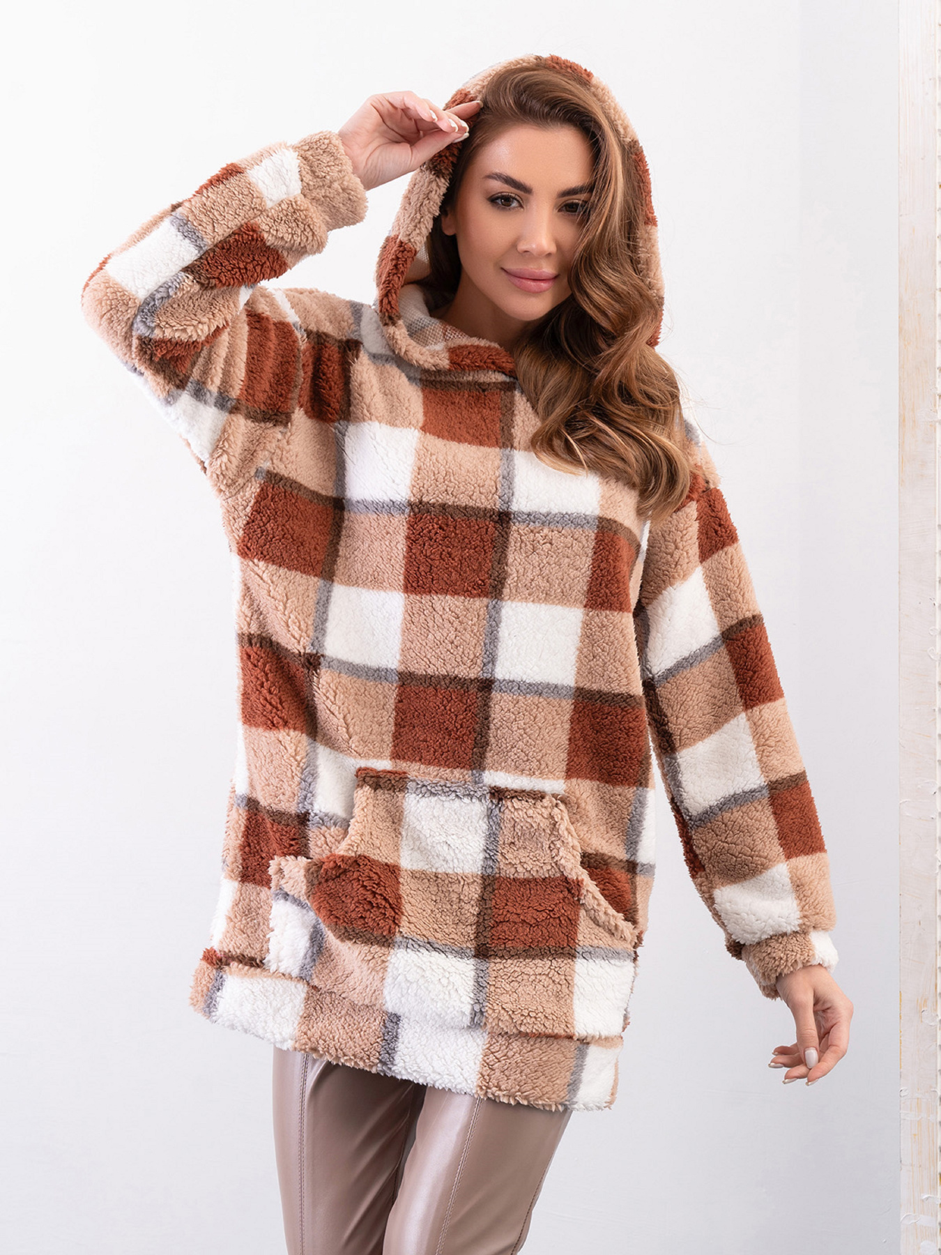 Худи ISSA Plus модель 14294_мультиколор Худи ISSA Plus модель 14294_мультиколор Фото