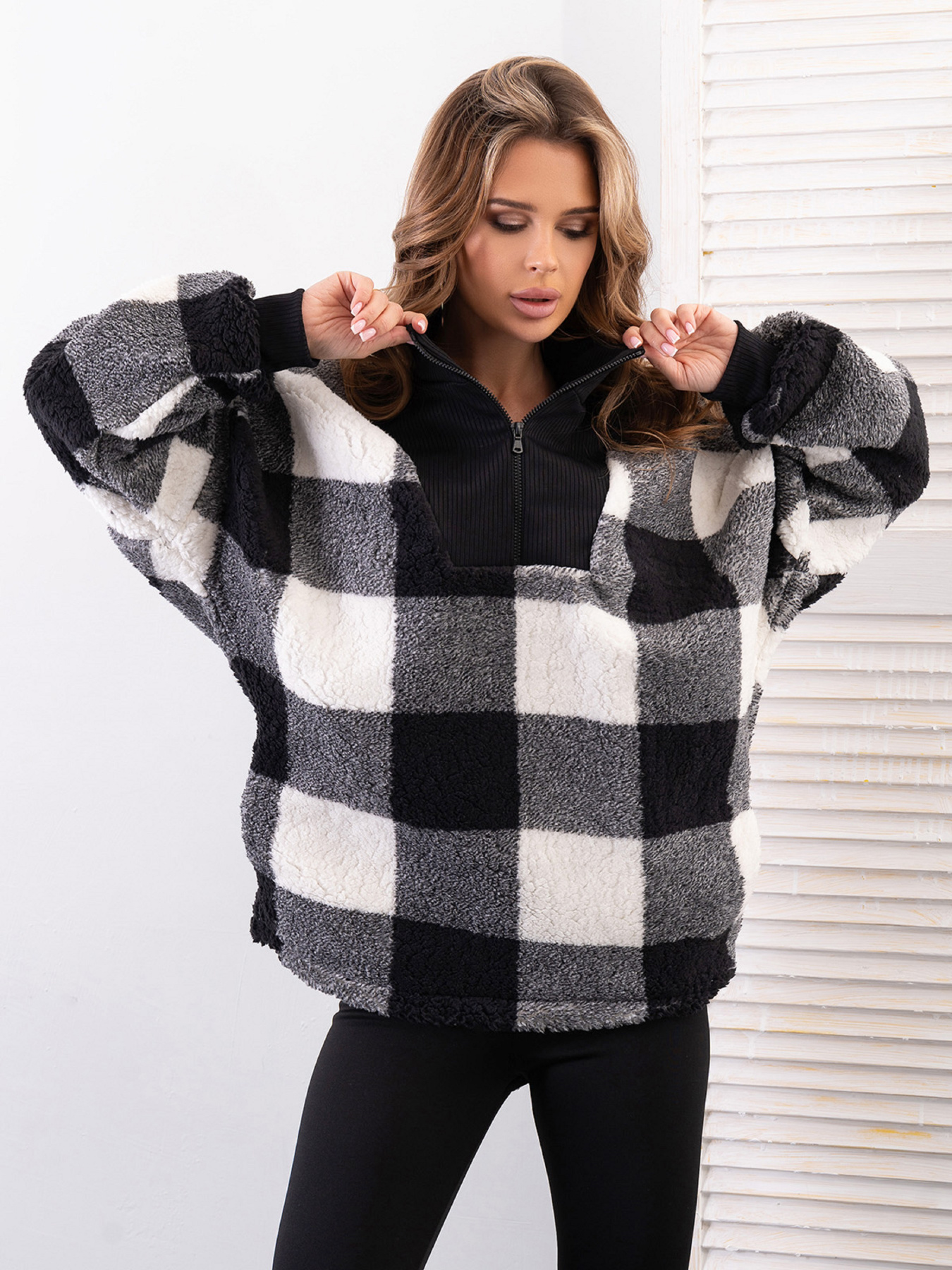 Кофта ISSA Plus модель 14296_мультиколор Фото