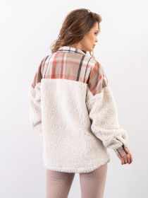 Куртка-рубашка ISSA Plus модель SA-493A_бежевый Фото