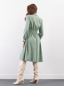 Сукня міді ISSA Plus модель SA-349_зеленый Фото