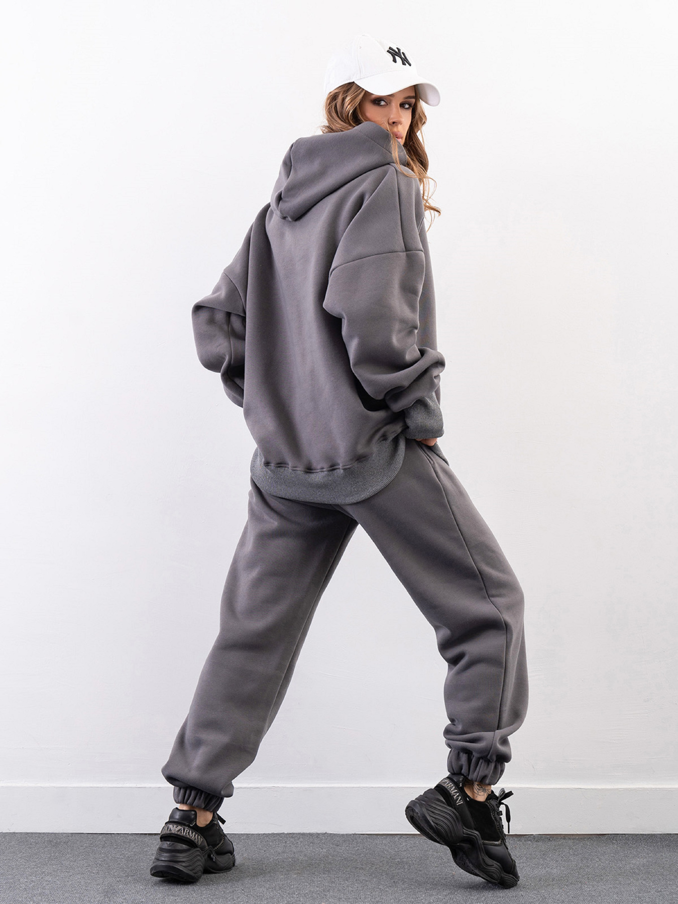 Костюм ISSA Plus модель 14274_серый Фото