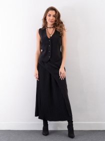 Діловий костюм ISSA Plus модель 14282_черный Фото