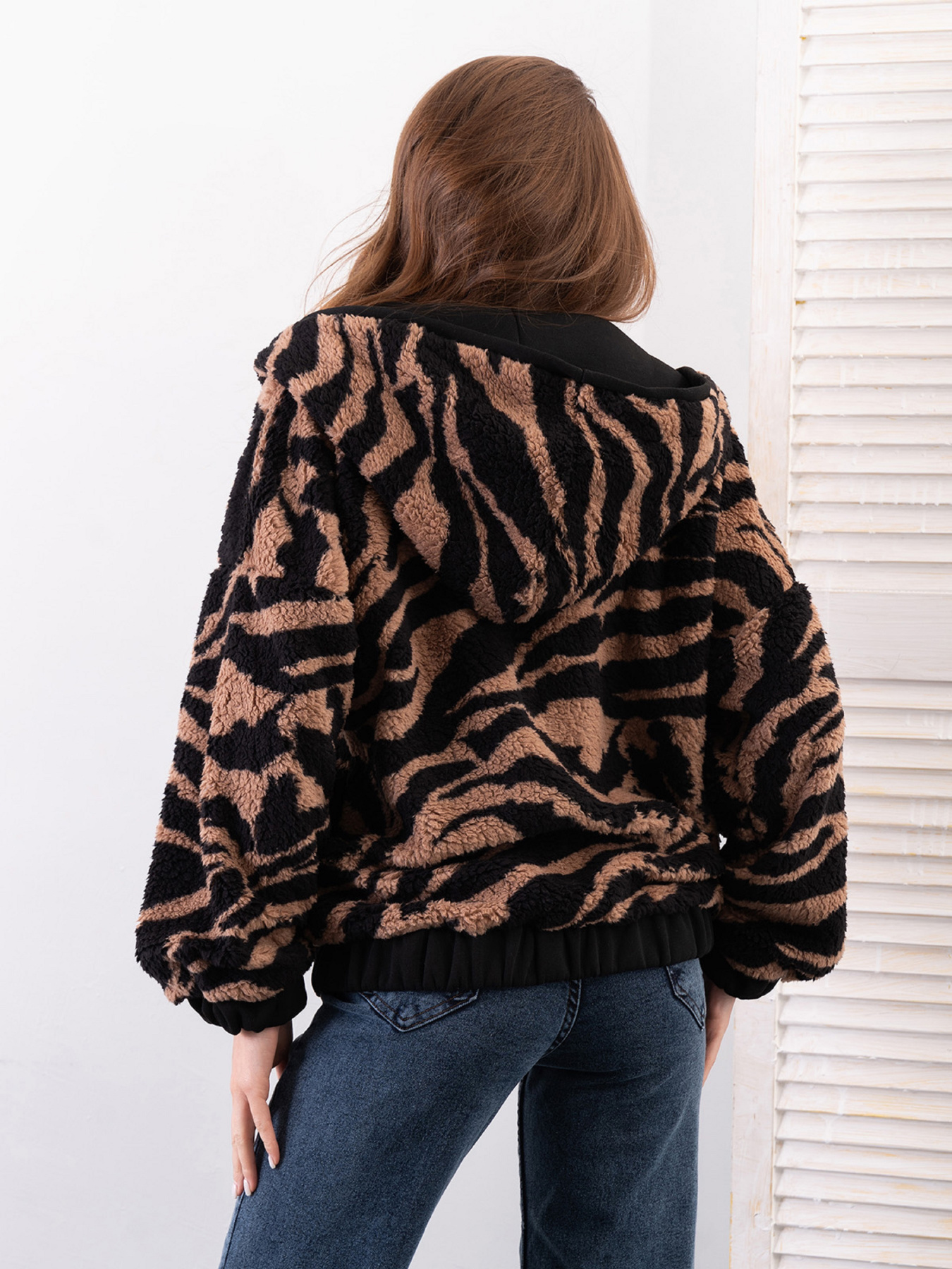 Кофта ISSA Plus модель 14286_коричневый Фото