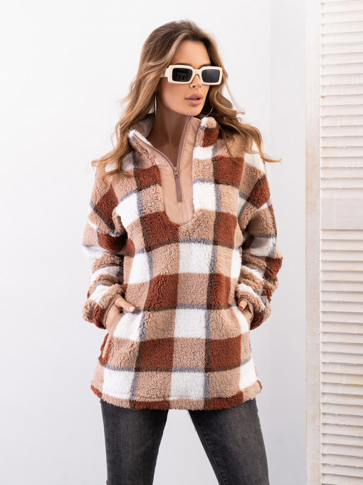 Кофта ISSA Plus модель 14297_мультиколор Фото