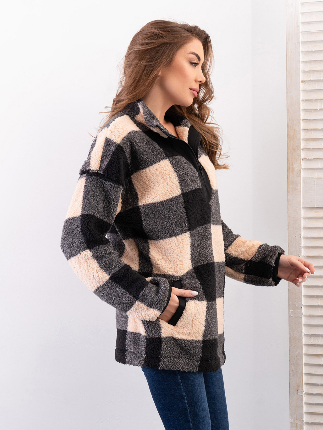 Кофта ISSA Plus модель 14299_мультиколор Фото