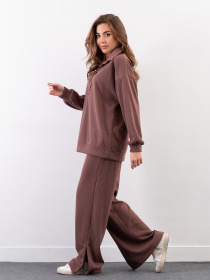 Костюм ISSA Plus модель 14321_коричневый Фото